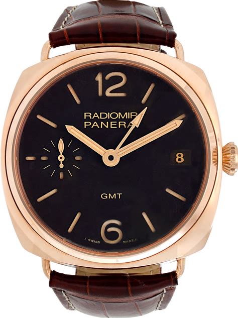 Preowned Panerai Radiomir PAM00421 18k rose gold 47mm